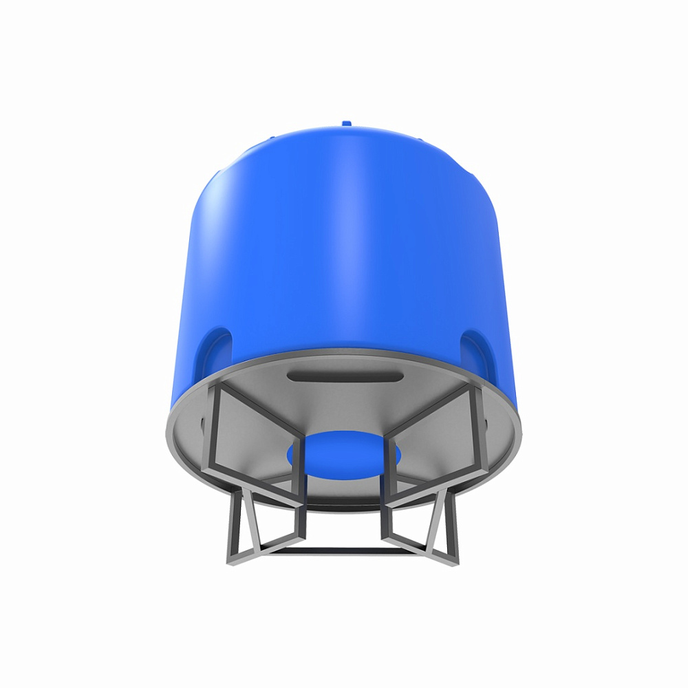 Емкость TR 5000 л синяя на основании для полного слива F — изображение 4